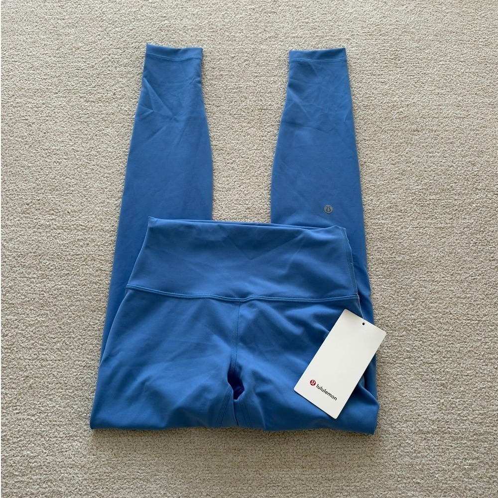 NWT lululemon Wunder Train HR Pant 28" size 6 in Pool Party